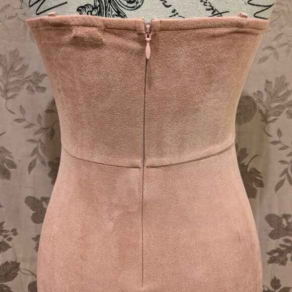Guess Pink Faux Suede Mini Dress, Size XS, Excellent Used Condition! (EUC) - Picture 7 of 11